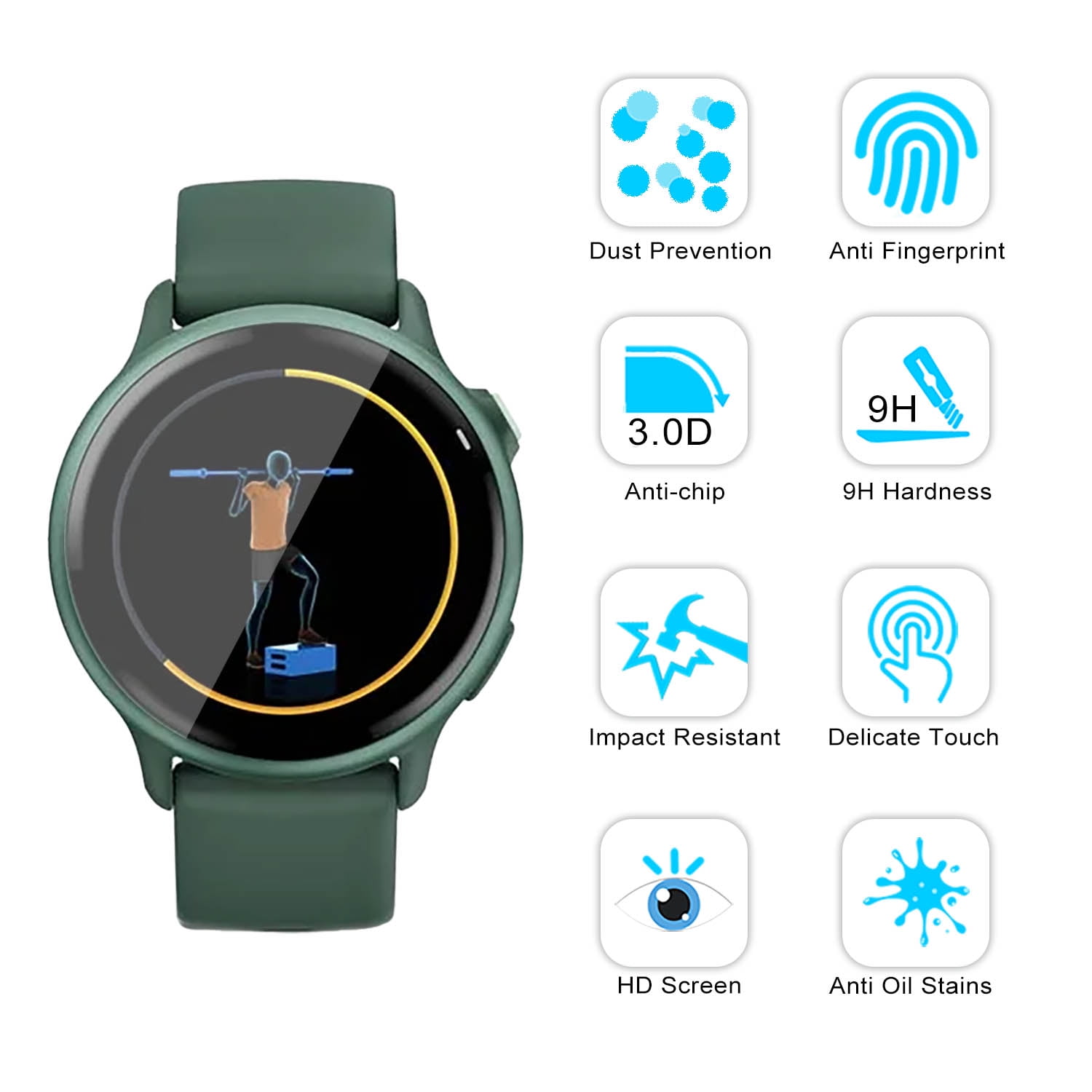 Diruite Protection Ecran Iwatch Vivoactive Garmin Diruite