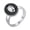 Silver, variant on Oval Rings for Women Men Black Silver Gold Plated Stainless Steel Personalized Statement Simple Unique Vintage Knuckle Finger Jewelry Gold Size 9