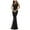 Black, variant on IROINNID Wedding Guest Dresses for Women Evening Night Party Dress Spring And Summer Color Sling Long Style Elegant Dress Elegant Formal Dress,Gold