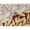 thumbnail image 5 of oneOone Velvet Maroon Fabric Leaves Dress Material Fabric Print Fabric By The Yard 58 Inch Wide, 5 of 5