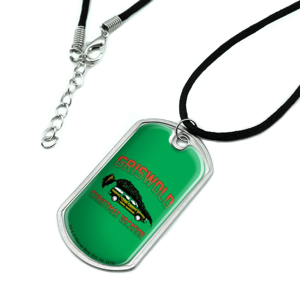 GRAPHICS & MORE Christmas Vacation Griswold House Logo 1 Pendant with Sterling Silver Plated Chain 
