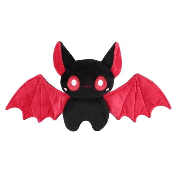 10Inch Cute Bat Plush Stuffed Doll, Halloween Cartoon Bat Soft Plush Toy, Gothic Halloween Decor Pillow Gift for Kids Girl Friends