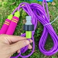 thumbnail image 6 of Almencla Sprinkler for Spray Jump Rope Party Favors Water Toy Practical Jumping Skipping Rope for Team Game Outside Fitness , Porple, 6 of 8