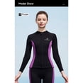 thumbnail image 5 of Cxenplz Womens Wetsuit Top 3mm Wetsuits Jacket Long Sleeve Warm Wet Suit Tops Front Zipper Swimsuit for Cold Water Swim, 5 of 9