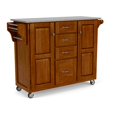 thumbnail image 1 of Homestyles Chariot de Cuisine en Bois Create-a-Cart Marron, 1 of 10