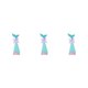 thumbnail image 4 of Inteprter 20 bolsas de polvo brillante de doble cara sin derramar polvo - Decoraciones elegantes para mesas de postres Envío plano TBlue + Type1 NO1, 4 of 6