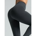 thumbnail image 5 of Stretchy High Waist Yoga Pants,Tummy Control Workout Running Fitness Yoga Leggings,Butt Lifting Slim Fit Solid Full Length Lightweight Quick-Drying Yoga Pant for Woman, 5 of 6