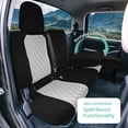 thumbnail image 3 of For 2022-2026 Nissan Frontier FH Group Custom Fit Neoprene Car Seat Covers Wateropoof - Gray Rear Seat, 3 of 6