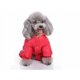 thumbnail image 1 of Ropa para perros y mascotas Ropa para perros Chaqueta de plumón Ropa de uniforme de la Fuerza Aérea Ropa para perros y mascotas Ropa de cuatro patas Ropa de la Fuerza Aérea Ropa para mascotas Ropa de invierno (Rojo XS) JM, 1 of 5