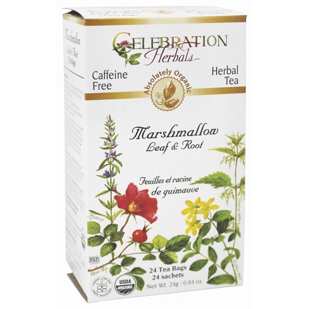 Celebration Herbals Organic Caffeine Free Marshmallow Leaf & Root