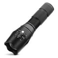 thumbnail image 1 of LED Tactical Flashlight, Super Bright High Lumen XML T6 LED Flashlights Portable Outdoor Water Resistant Torch Light Zoomable Flashlight with 5 Light Modes, 1 Pack, 1 of 7