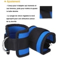 thumbnail image 4 of 2 correas de tobillo para entrenamiento de fuerza, correa de muñeca de tobillo ajustable con anillo en D con coletas duraderas para abdominales, piernas y botones, ejercicios de pesas para hombres y, 4 of 5