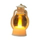 thumbnail image 2 of Adorno navideño decorativo con forma de farol de vela, luz LED sin llama para colgar. Blanco, 2 of 9