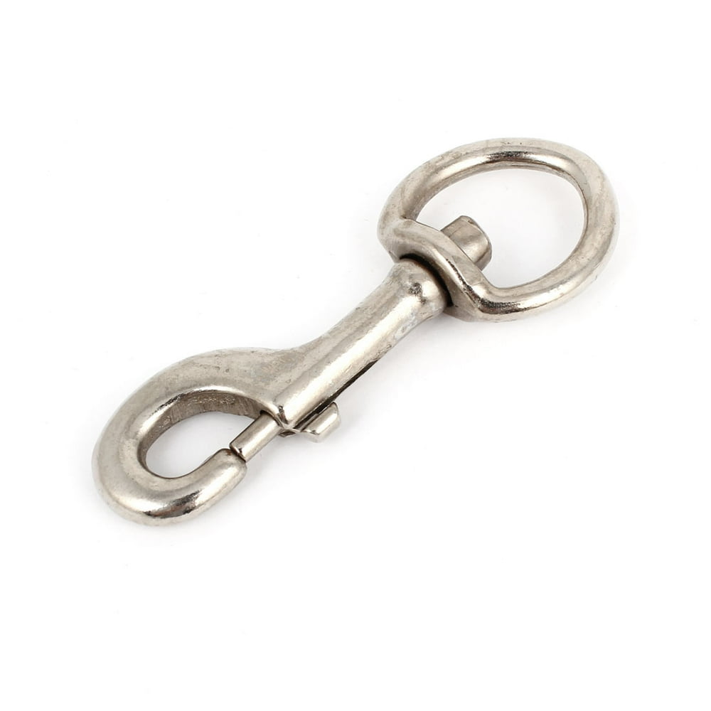 10cm Long Stainless Steel 27mm Eye Dia Swivel Eye Bolt Snap Hook