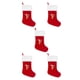 thumbnail image 1 of Inteprter Regalo de calcetín de Papá Noel de tela roja - Medias festivas para la decoración navideña Único crea F roja grande Type2 NO2, 1 of 6