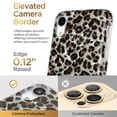 thumbnail image 4 of iPhone XR Case 6.1" - Slim Fit Lightweight TPU Case Durable Soft Silicone Protective Back Cover Dust/Dirt Proof Cute Cell Phone Protector Case for Apple iPhone XR (Size: 6.1 Inch) - White Leopard, 4 of 6