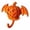 Orange, variant on ievspot Halloween Wall Hook Traceless Adhesive Hook Devil Pumpkin Bat Wall Hook Halloween No-drill Adhesive Key Holder for Entryway Kitchen for Rental