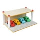 thumbnail image 2 of Estacionamiento de madera con juguetes para desarrollar automóviles, juego de garaje con autos de juguete para niños y niñas, 2 of 9