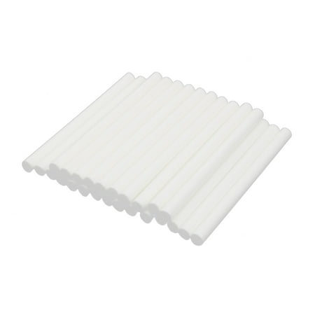 Unique Bargains 25pcs 100mmx7mm Milky White Hot Melt Glue Adhesive Stick for