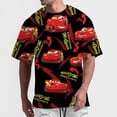 thumbnail image 3 of Camiseta de algodón de ocio para hombre con estampado de cocodrilo de Lightning McQueen y Cars de Pixar, camiseta de manga corta con cuello redondo, ropa recién llegada, 3 of 5
