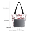 thumbnail image 3 of KLL Tote Bag for Women Retro Train Print Shopping Grocery Reusable Bags for Office School Shopping Travel, 3 of 6
