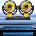 thumbnail image 5 of Naxoaeo Tower Fan Car Dual Head Fan Phone Number Plates 2-in-1 Practical Car Interior Three-way Folding High Wind Angle Fans Oscillating, 5 of 9