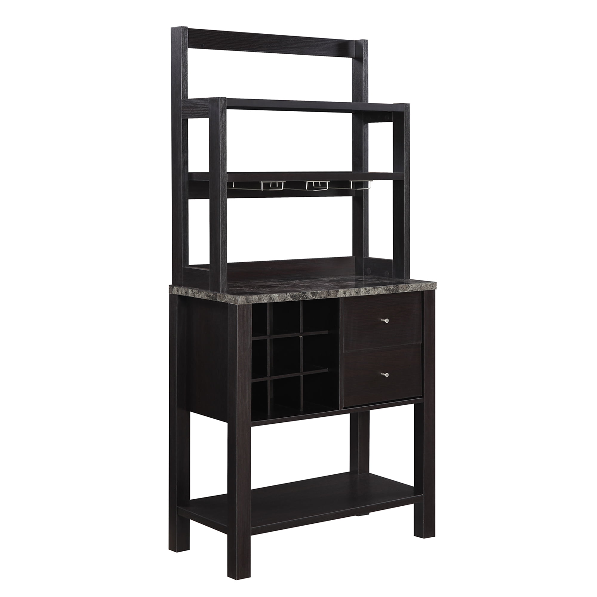Convenience Concepts Newport Serving Bar, Multiple Finishes