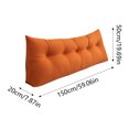 thumbnail image 3 of BKER Triangular Headboard Twin For Dorm Headboard Bed Bolster Cushion Bed Bolster Triangular Backrest, 3 of 7