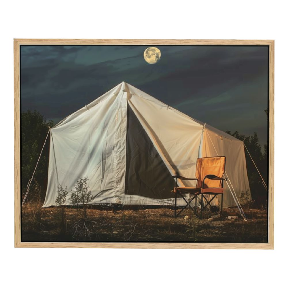 Feiri  Canvas Wall Tent for Hunting, Outdoor Camping, Waterproof 4 Season Tents 20x16in