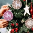 thumbnail image 3 of Gibobby 3 uds decoraciones para árboles de Navidad decoraciones colgantes fiesta en casa ambiente festivo decoración 8CM lentejuelas de Navidad de(PK1), 3 of 5