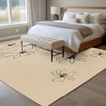 thumbnail image 4 of 5'x8' Area Rugs, Floral Indoor Outdoor Area Rug for Living Room Bedroom, Spring Flower Washable Bathroom Rugs Kitchen Floor Carpet Mats Home Decor Aesthetic, 4 of 8