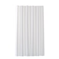 thumbnail image 1 of Ounissouiy Cortina de ducha gruesa de Color sólido, tela de poliéster impermeable, revestimiento de cortina de baño con ganchos, cortina de ducha de Juegos de accesorios de baño Blanco, 1 of 8