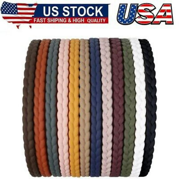 7mm Thin Headbands For Women, 12 Pcs Plastic Headband with Teeth Head Bands