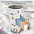 thumbnail image 6 of 20oz Vacuum Insulated Cat Tumbler with Lid and Straw,Reusable Stainless Steel Cute Cats Coffee Mug, Cat Gifts for Women,Man,Friends, 6 of 6