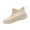 Beige, variant on Orthopedic Ankle Rain Booties for Women, PVC Flat Slip On Garden Boots, Cushioned Arch Fishing Daily Walking Booties Beige