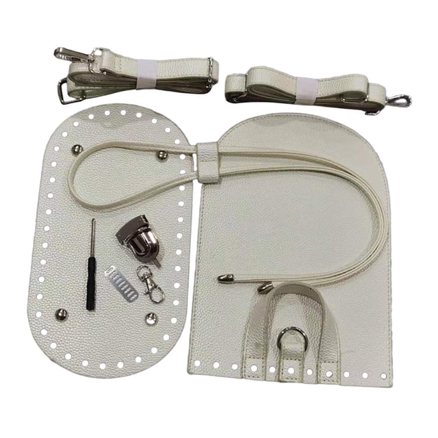 Bag Making Set Sewing PU Leather Bag Bottom Shaper Pad Knitting Bag Bottoms White