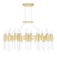 thumbnail image 5 of CWI Lighting Orgue 72 Light Transitional Metal Chandelier in Satin Gold, 5 of 5