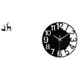 thumbnail image 1 of Estatua de reno,Estatua de reno negro,decoración del hogar,arte y artesanía,Reloj de pared grande,Reloj de pared acrílico silencioso moderno,Reloj de pared grande para, 1 of 8