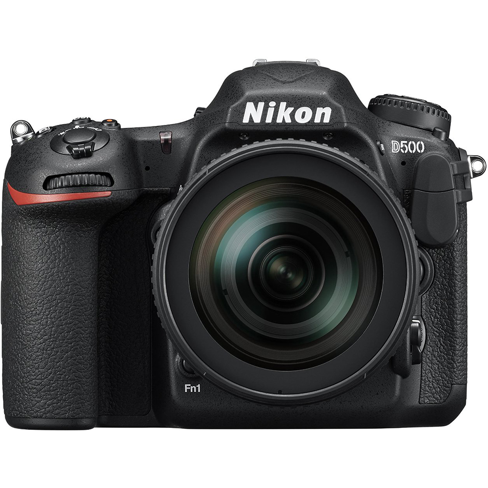 Nikon 1560 D500 20.9 MP CMOS DX Format Digital SLR Camera with 16-80mm VR Lens Kit Bundle with 2x Sandisk 64GB Memory Card and D-SLR Bundle Nikon Deluxe Case And Nikon School DVD - image 2 of 10