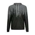 thumbnail image 3 of Bellella Conjuntos de jogger para hombre Sudaderas de dos piezas + Trajes de pantalón Conjunto de chándal con capucha Sudaderas con capucha informales Sudadera de 2 piezas Ropa de salón, 3 of 6