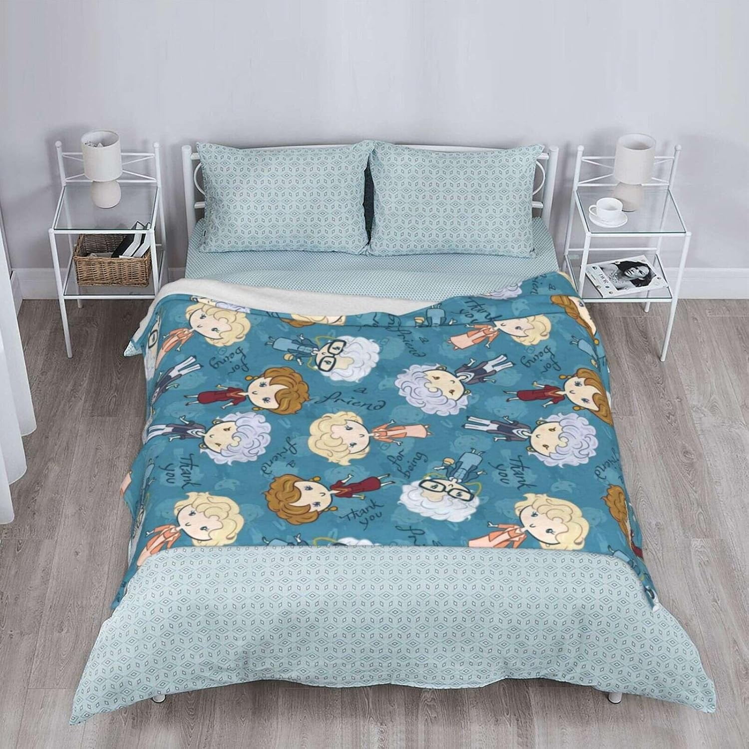 Goldengirls Blanket for Women Gifts Cozy Throw Blankets Lightweight Golden Girls Merchandise for Couch Bed Sofa Car Home Decor