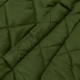 thumbnail image 6 of Women Quilted Barn Jacket Snap Button Diamond Long Sleeve Puffer Coat Outerwear with Pockets Warm, 6 of 7