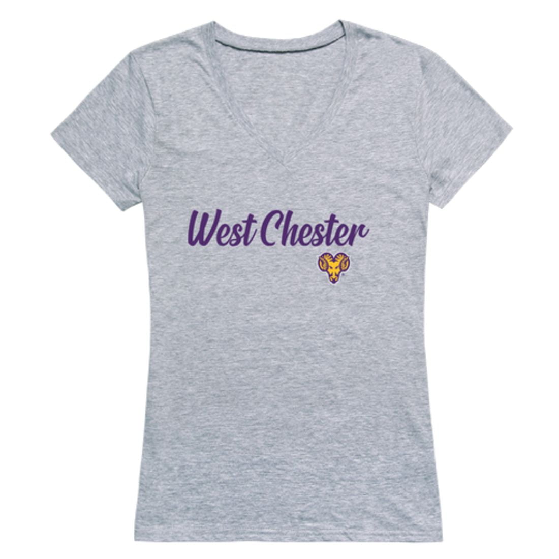 West Chester University Rams Established T-Shirt Tee Purple Small