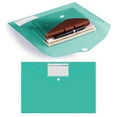 thumbnail image 2 of Plastic Envelopes 10 Pack A4 Letter Size Plastic File Folder With Label Pocket Plastic Envelopes With Closure Plastic File Folders Plastic Envelopes For Documents, 2 of 9