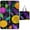 Huang, variant on Vibrant Citrus Floral Dark Background Outdoor Picnic Blanket, Foldable Waterproof Beach Mat, Portable Beach Blanket for Beach Camping, Hiking, Family Concerts