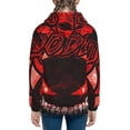 thumbnail image 4 of Lsque Geometry Dash Patten Youth Hoodie Sweatshirt Pullover with Kangaroo Pocket Boys and Girls Hoodie Warm Hoodie for Kids, 4 of 8