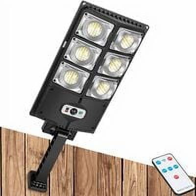 Potente lámpara solar para exteriores de 200 W, 15000 lm, luces solares para exteriores con sensor de movimiento con control remoto, proyector impermeable, farola solar para exteriores,