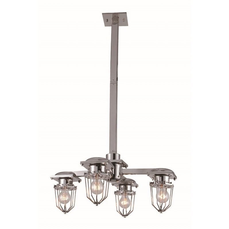 Elegant Lighting Kingston 24 4 Light Pendant Lamp