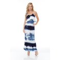 thumbnail image 2 of White Mark Womens Kaleatie Dye Overlay Maxi Dress Blue M, 2 of 5