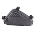 thumbnail image 2 of Bike Storage Bag, Bicycle Front Tube Frame Handlebar Saddle Triangle Basket Waterproof Pouch Pack Travel Bag Cycling Riding Accessories for Cell Phone/Wallet Road Mountain Cycling, Grey, 2 of 7